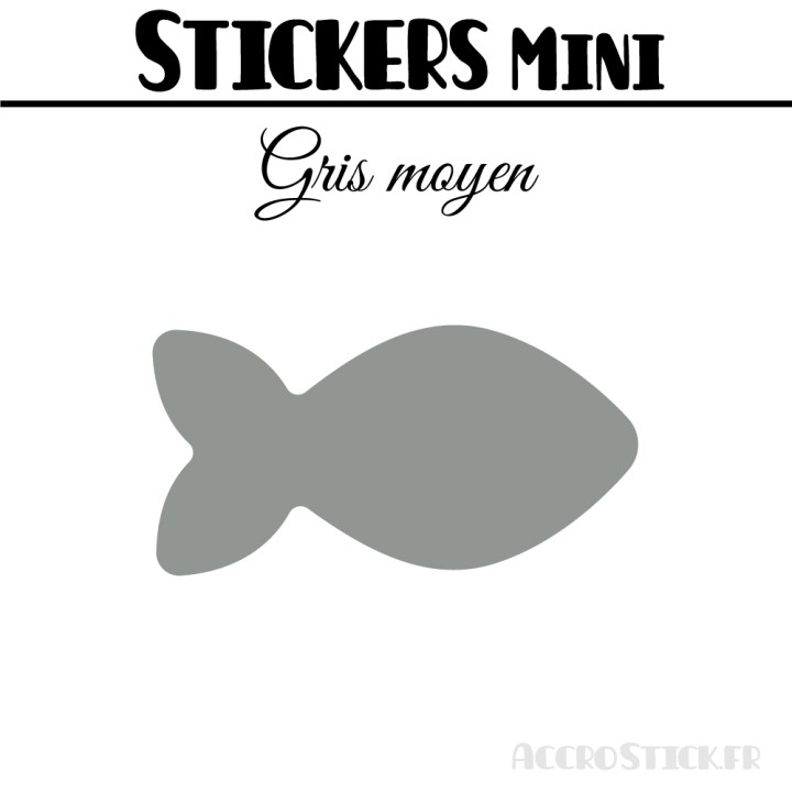 288 Poissons 1,6 cm - Stickers mini gommettes
