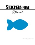 96 Poissons 3 cm - Stickers mini gommettes