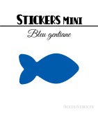96 Poissons 3 cm - Stickers mini gommettes
