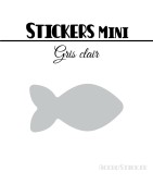 96 Poissons 3 cm - Stickers mini gommettes
