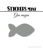 96 Poissons 3 cm - Stickers mini gommettes
