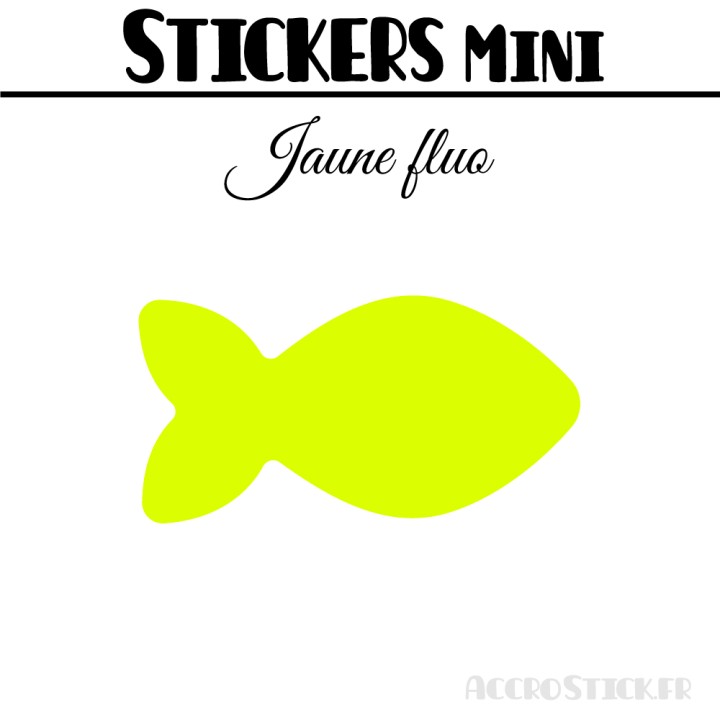 96 Poissons 3 cm - Stickers mini gommettes