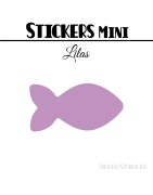 96 Poissons 3 cm - Stickers mini gommettes