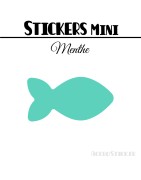 96 Poissons 3 cm - Stickers mini gommettes