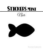 96 Poissons 3 cm - Stickers mini gommettes