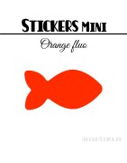 96 Poissons 3 cm - Stickers mini gommettes