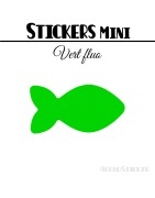 96 Poissons 3 cm - Stickers mini gommettes