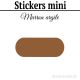 384 Etiquettes 1,6 cm - Stickers mini gommettes