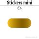 384 Etiquettes 1,6 cm - Stickers mini gommettes